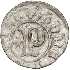 Ks. Opawskie, Przemek I (1377-1433) Halerz Opawa - litera P