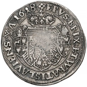 Śląsk, Księstwo Nyskie, Karol Austriacki, Talar Nysa 1618 - RZADKOŚĆ