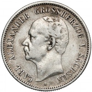 Saksonia, 2 marki 1898-A - rzadkie