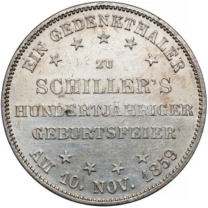 Frankfurt, Talar pamiątkowy 1859 - Schiller