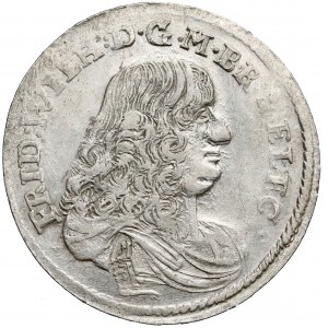 Prusy-Brandenburgia, Fryderyk Wilhelm, 1/3 talara 1674 AVH
