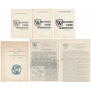Wrocławskie publikacje: Kounikaty, Zapiski i 40 lat Sekcji Wrocławskiej (7)