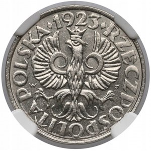 20 groszy 1923 - jak typ III - NGC MS65