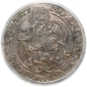 Niderlandy, Westfriesland, Talar lewkowy 1671 - PCGS AU53