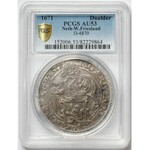 Niderlandy, Westfriesland, Talar lewkowy 1671 - PCGS AU53