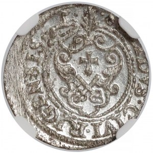 Zygmunt III Waza, Szeląg Ryga 1620 - data na Aw. - NGC MS64