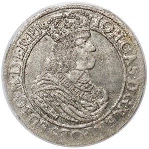 Jan II Kazimierz, Ort Gdańsk 1662 DL - ogony prosto - PCGS AU58