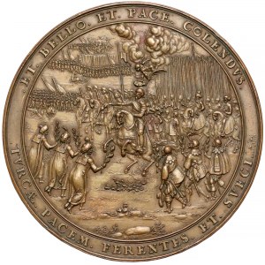 Władysław IV Waza, Medal SMOLEŃSK 1636 - Dadler - późniejsza odbitka z oryg. stempli