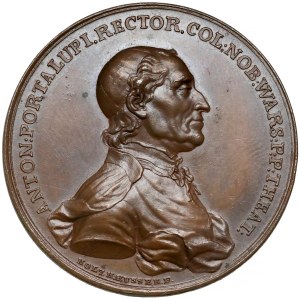 Medal, Antoni Portalupi 1774 - późniejsza odbitka w brązie, z oryginalnych stempli 