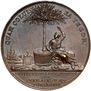 Medal, Antoni Portalupi 1774 - późniejsza odbitka w brązie, z oryginalnych stempli 
