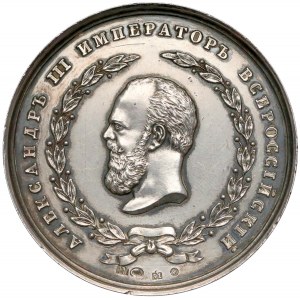 Medal Wystawa Rolniczo-Przemysłowa w Warszawie 1885 - BARDZO RZADKI