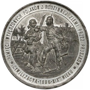 Medal Wysiedlenia Polaków, Rugi pruskie 1886 r. - bardzo rzadki 