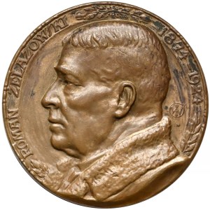Medal Roman Żelazowski, Poznań 1924 r. (Wysocki) - b. rzadki 