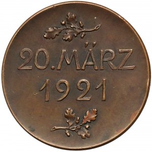 Medal Górny Śląsk (Ober Schlesien) 20 marca 1921 