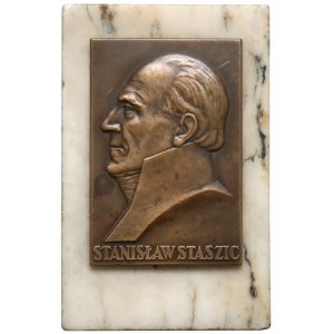 Plakieta MW (92x62) Stanisław Staszic w wykonaniu Mennicy na MARMURZE