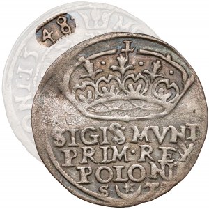Zygmunt I Stary, Grosz Kraków 1548 - POLONI ostatni - rzadki