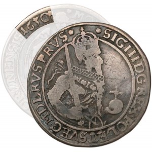 Zygmunt III Waza, PÓŁTALAR Toruń 1630 HL - RZADKOŚĆ