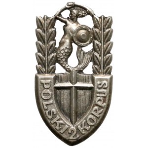 PSZnZ, Odznaka 2 Korpus Polski - z sygnaturą H