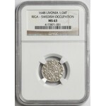 Krystyna, Półtorak Ryga 1648 - NGC MS63