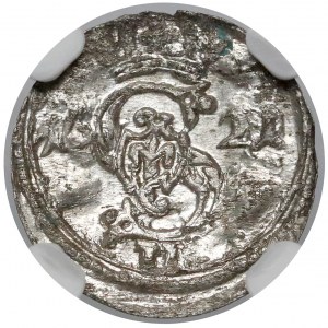 Zygmunt III Waza, Dwudenar Wilno 1621 - NGC MS62