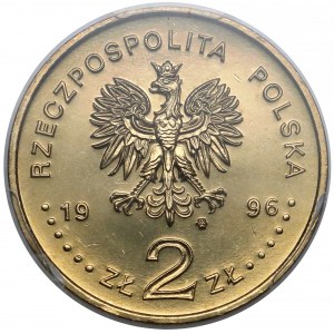 2 złote 1996 - Zygmunt II August - PCGS MS67
