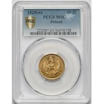 20 złotych 1925 Chrobry - PCGS MS63