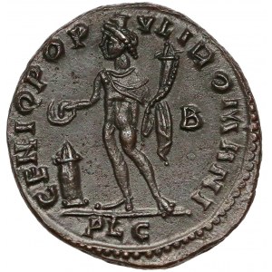 Galeriusz, Follis Lugdunum (301-303) - Geniusz 