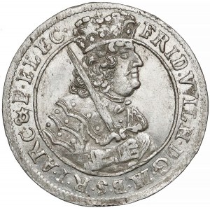 Prusy-Brandenburgia, Fryderyk Wilhelm, Ort Królewiec 1687 HS - b.ładny, rzadki