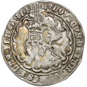 Niderlandy, Flandria, Ludwik von Male (1346-1384), Grosz podwójny