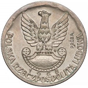 Próba MIEDZIONKIEL 10 złotych 1968, XXV lat LWP - b. rzadkie