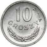 Próba ALUMINIUM 10 groszy 1949 - pierwsza PRÓBA kolekcjonerska - rzadkość