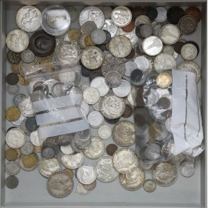 Niemcy, ZESTAW monet MIX dużo srebrnych, w tym ciekawsze typy 