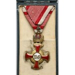 Goldenes Verdienstkreuz mit der Krone, im Etui
