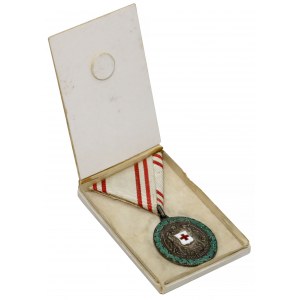 Ehrenzeichen für Verdienste um das Rote Kreuz, Silberne Medaille, in Etui