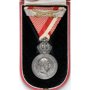 Military Merit Medal Signum Laudis in Silver, Franz Joseph, 2nd awarding