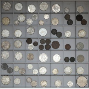 Austria, mała kolekcja ciekawszych monet (65szt)