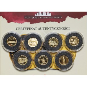 Złote monety 5.12g Fine Au, Tajemnice Świata (7)
