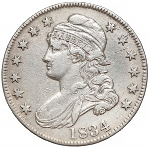 USA, 50 centów 1834 Capped Bust 