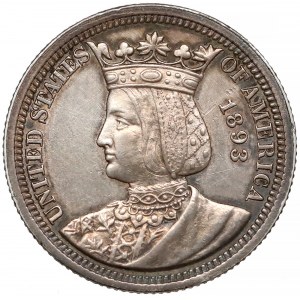 USA, 1/4 dolara 1893 - Isabella quarter - RZADKIE