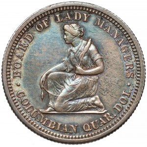 USA, 1/4 dolara 1893 - Isabella quarter - RZADKIE