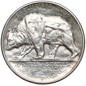 USA, 1/2 dolara 1925 - diamentowa rocznica Kalifornii