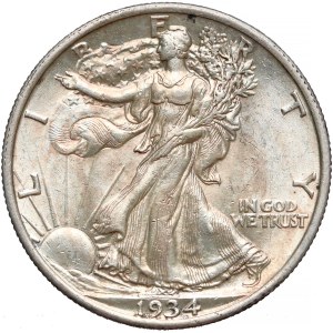 USA, 1/2 dolara 1934 Walking Liberty