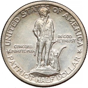 USA, 1/2 dolara 1925 - Lexington Concord