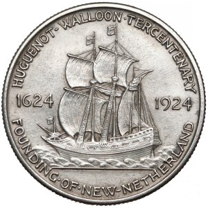 USA, 1/2 dolara 1924 - Huguenot-Walloon
