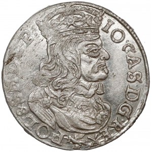 Jan II Kazimierz, Szóstak Poznań 1662 NG - piękny