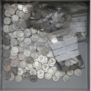 PRL zestaw menniczych monet aluminiowych 