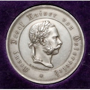 State Prize for Argiculture Merits, with rim inscription WIEN 1866