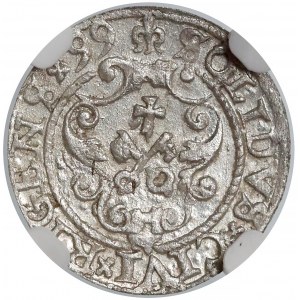 Zygmunt III Waza, Szeląg Ryga 1599 - NGC MS61