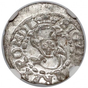 Zygmunt III Waza, Szeląg Ryga 1618 - RIG - NGC MS62