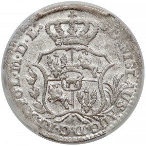 Poniatowski, Półzłotek 1766 F.S. - PCGS AU58